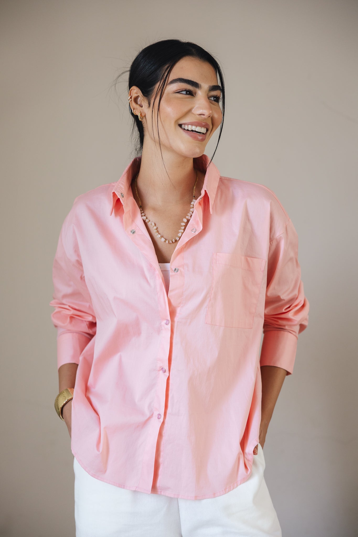 The Perfect Shirt Rose - AB ESSENTIALS