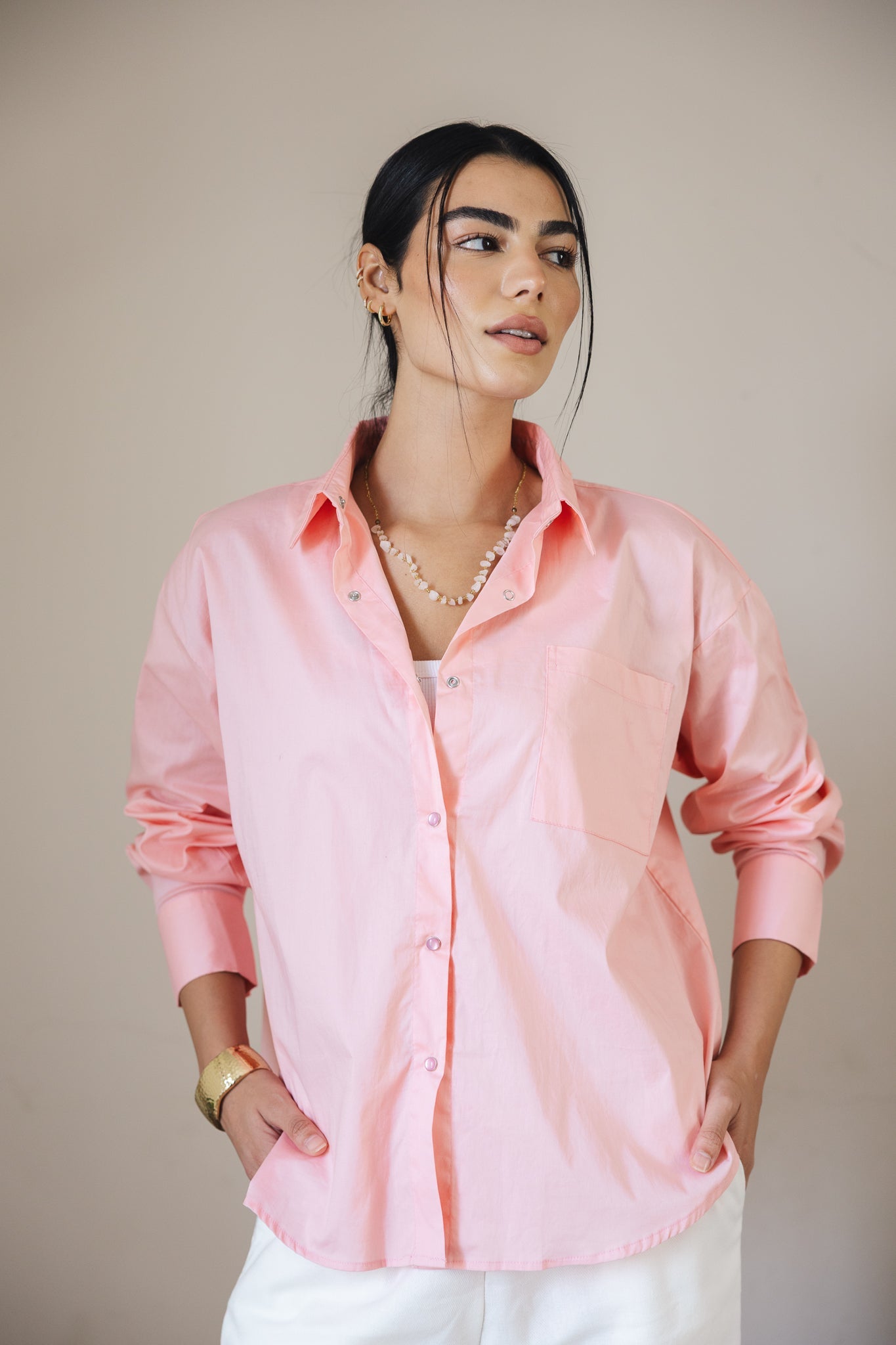 The Perfect Shirt Rose - AB ESSENTIALS