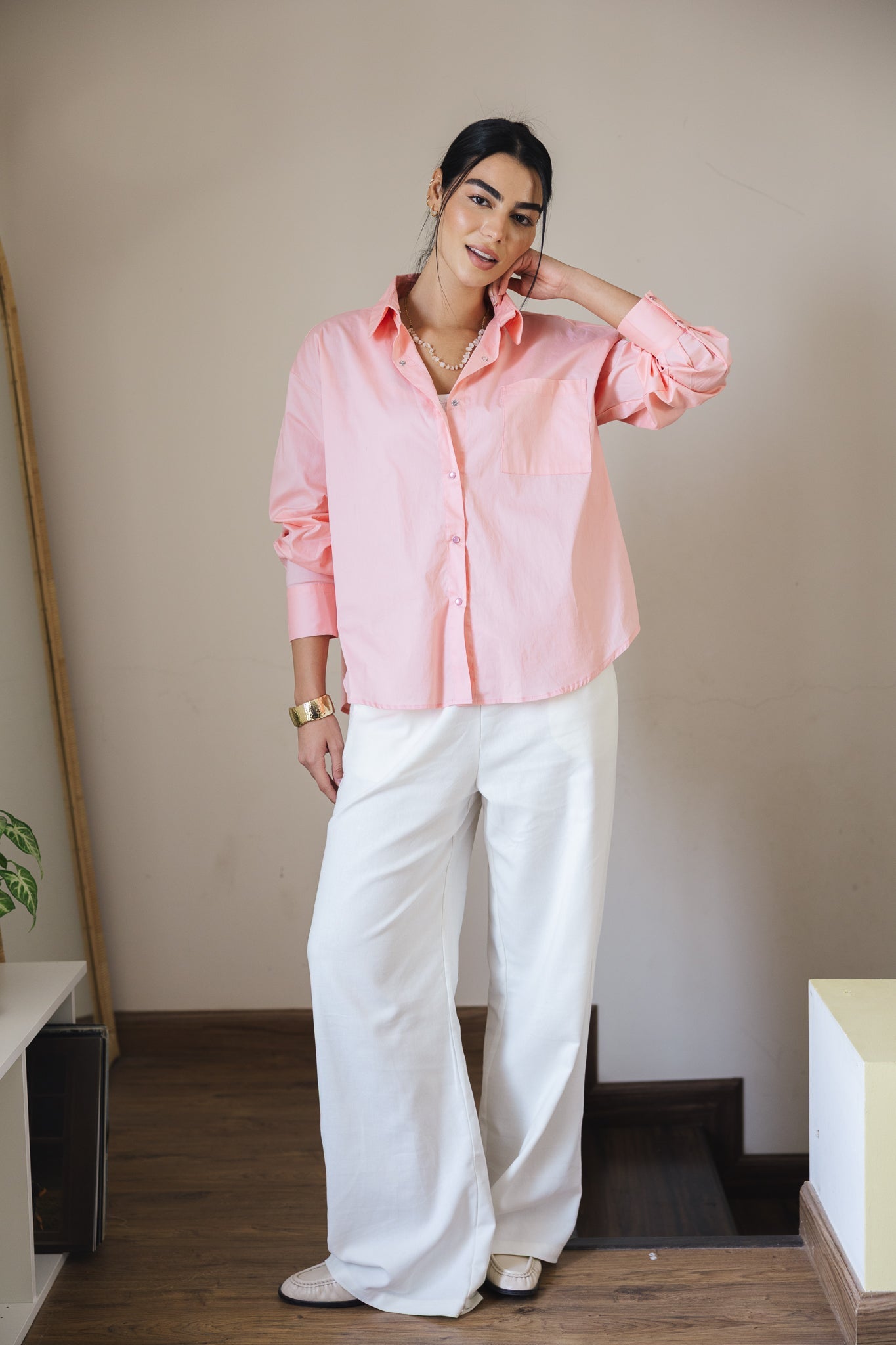 The Perfect Shirt Rose - AB ESSENTIALS