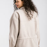 Warm Wool Jacket Beige - AB ESSENTIALS