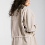 Warm Wool Jacket Beige - AB ESSENTIALS