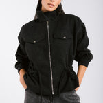 Warm Wool Jacket Black - AB ESSENTIALS