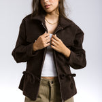 Warm Wool Jacket Brown - AB ESSENTIALS