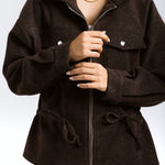 Warm Wool Jacket Brown - AB ESSENTIALS