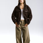 Warm Wool Jacket Brown - AB ESSENTIALS