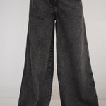 Wide Legs Jeans Pants Black - AB ESSENTIALS