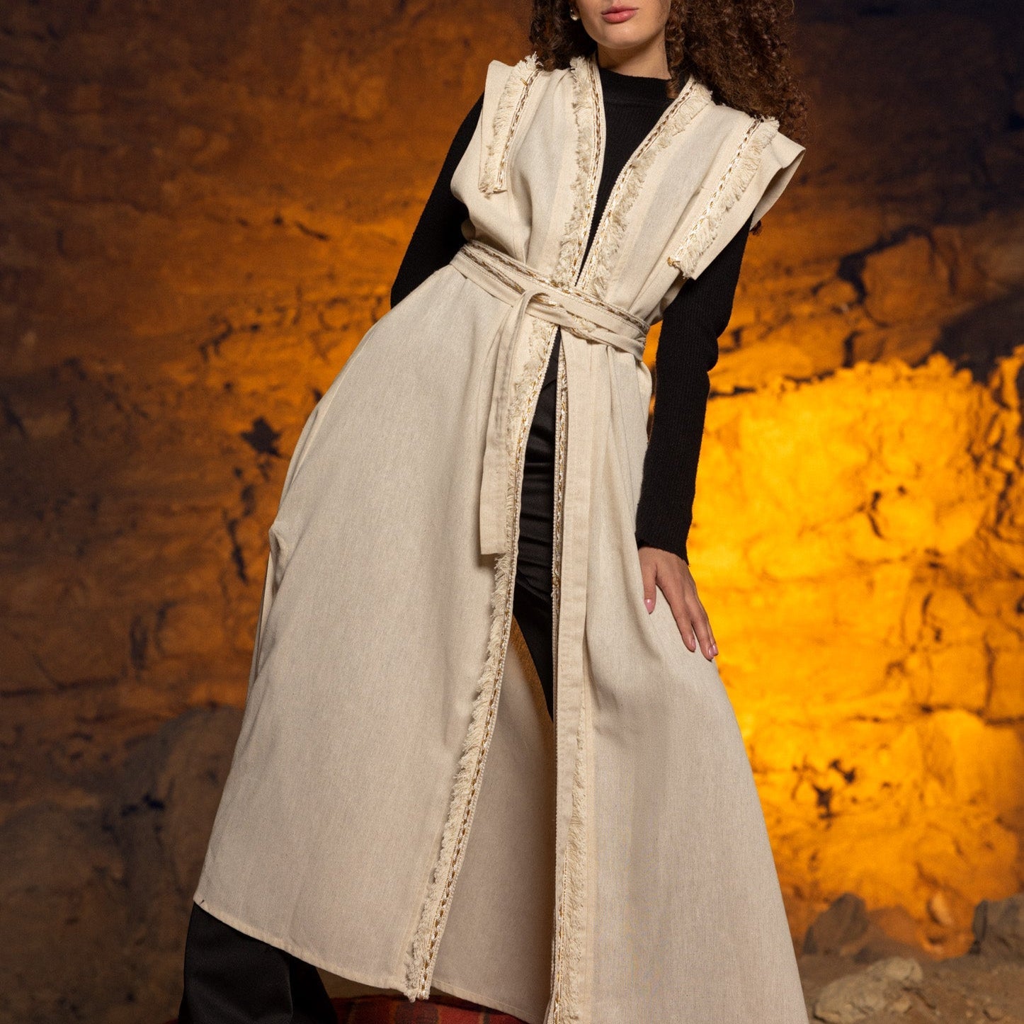 Wings Gold Kaftan - AB ESSENTIALS