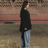 Wrap Tee Black - AB ESSENTIALS