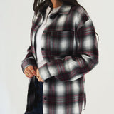 Wrap Up Shirt Burgundy - AB ESSENTIALS