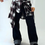Wrap Up Shirt Burgundy - AB ESSENTIALS