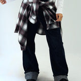 Wrap Up Shirt Burgundy - AB ESSENTIALS