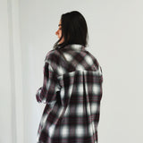 Wrap Up Shirt Burgundy - AB ESSENTIALS