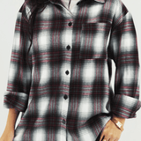 Wrap Up Shirt Burgundy - AB ESSENTIALS
