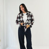 Wrap Up Shirt Burgundy - AB ESSENTIALS