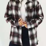 Wrap Up Shirt Burgundy - AB ESSENTIALS