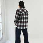 Wrap Up Shirt Burgundy - AB ESSENTIALS